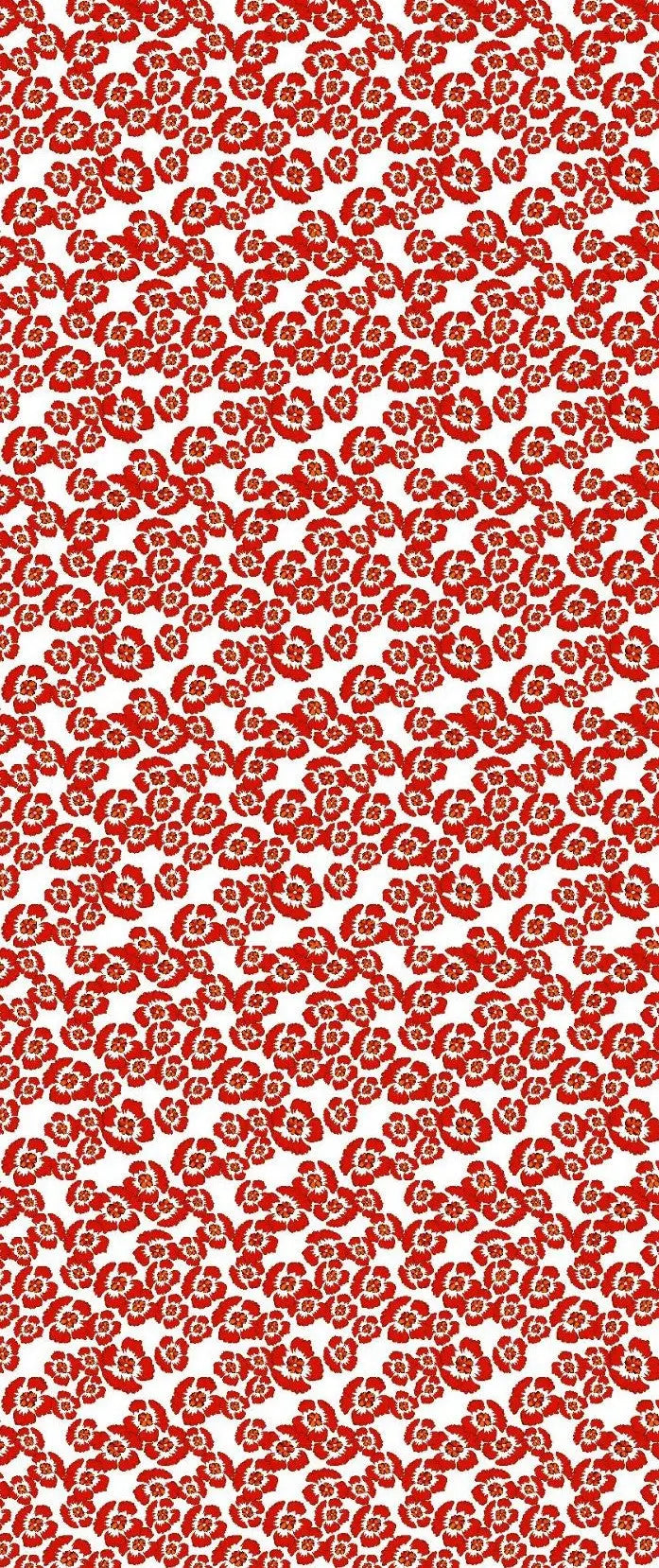 Nishat 2-Piece – Scarlet Blossom on Crisp White (Unstitched) Khoobsurat