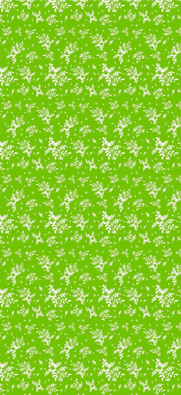 Sapphire 2-Piece – Fresh Green Floral Scatter (Unstitched) Khoobsurat