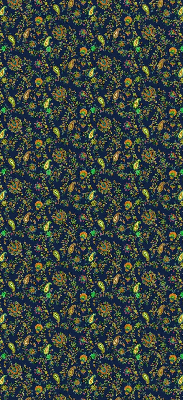 Sapphire 2-Piece – Midnight Paisley Garden (Unstitched) Khoobsurat