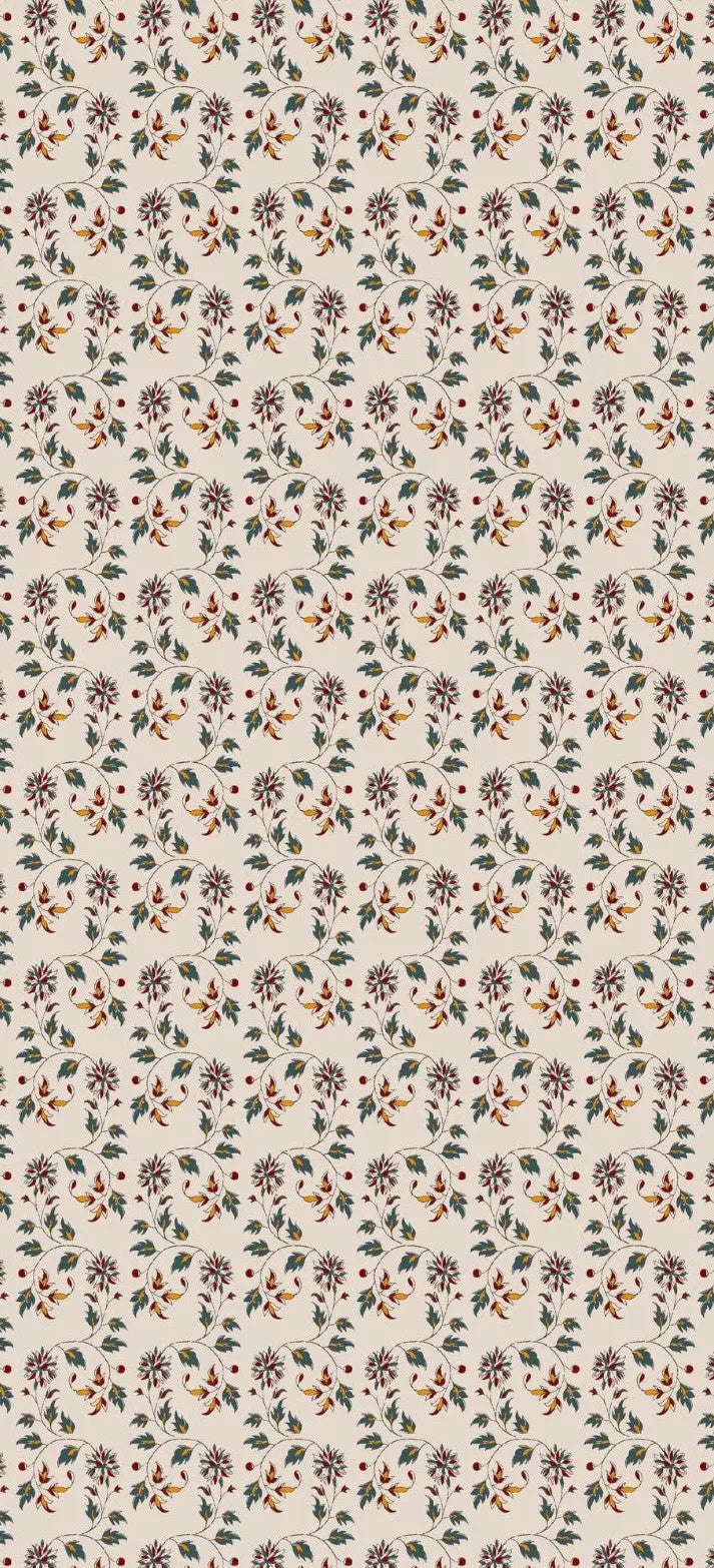 Sapphire 2-Piece – Cream Vine Elegance (Unstitched) Khoobsurat