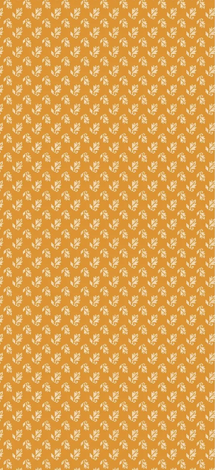 Sapphire 2-Piece – Mustard Minimal Leaf Motif (Unstitched) Khoobsurat