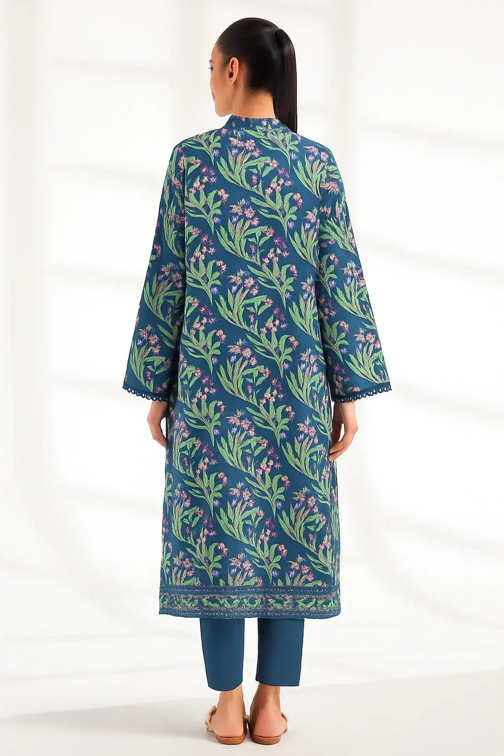 Blue Blossom - 3 Piece Printed Lawn Suit | Summer Collection 2025 Khoobsurat